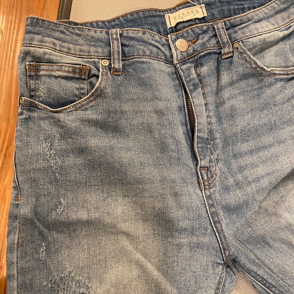 High Rise Straight Jeans